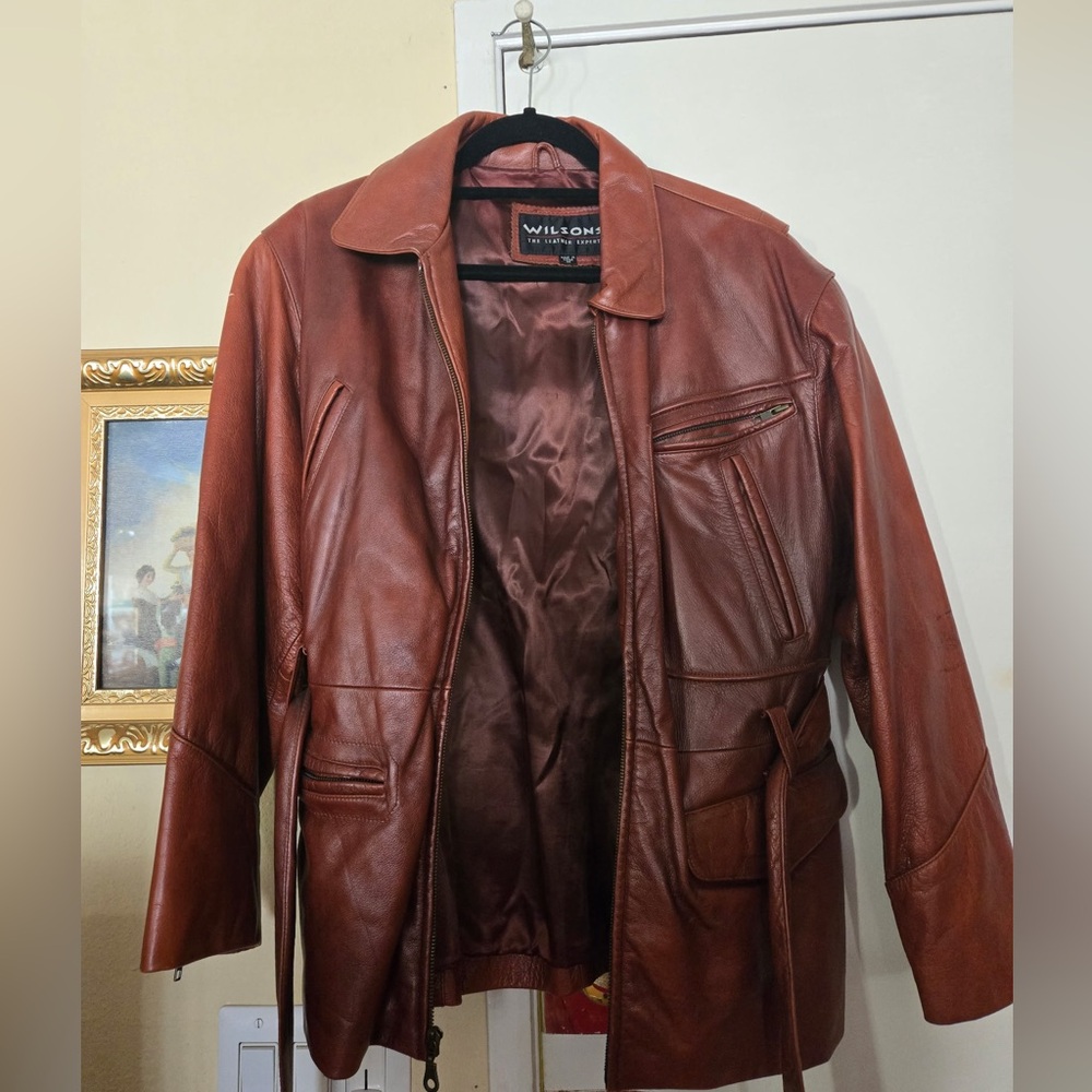 Wilson “The leather expert” Rich Brown Leather Jacket